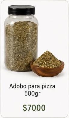Adobo para pizza 500gr